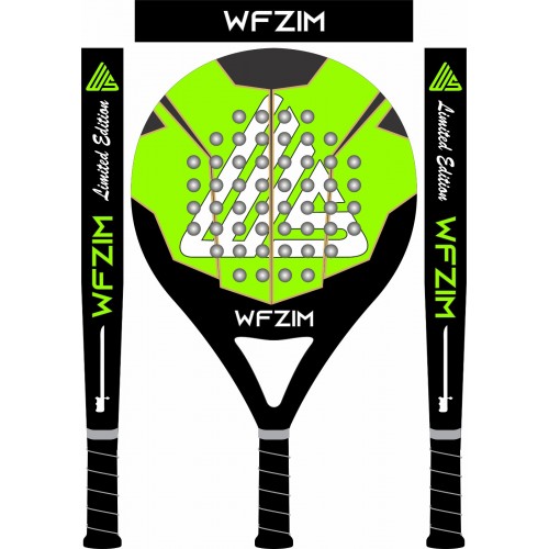Round Mold Fabric Class EVA White Padel Racket